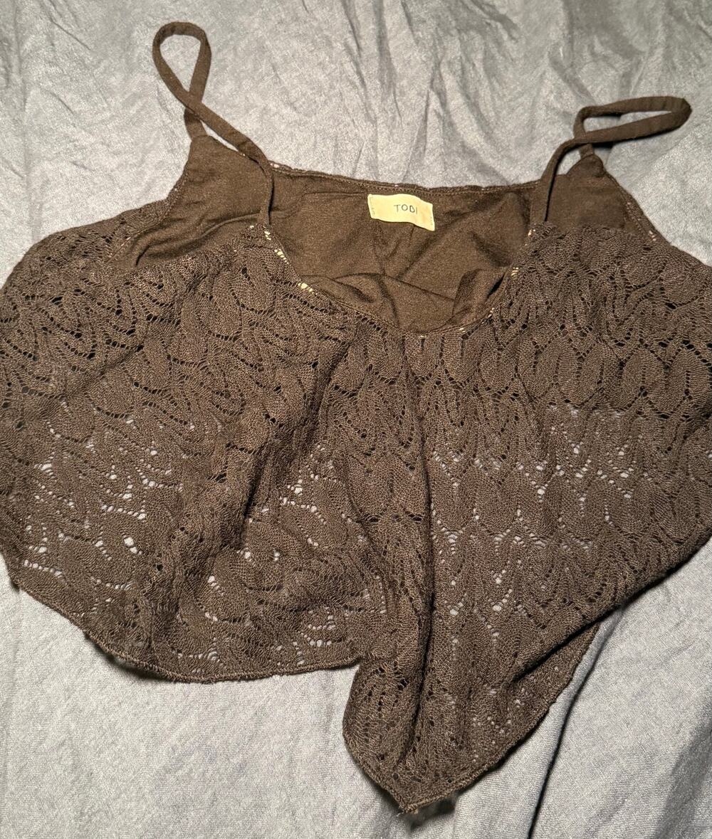 Black Lined Bralette Size Small